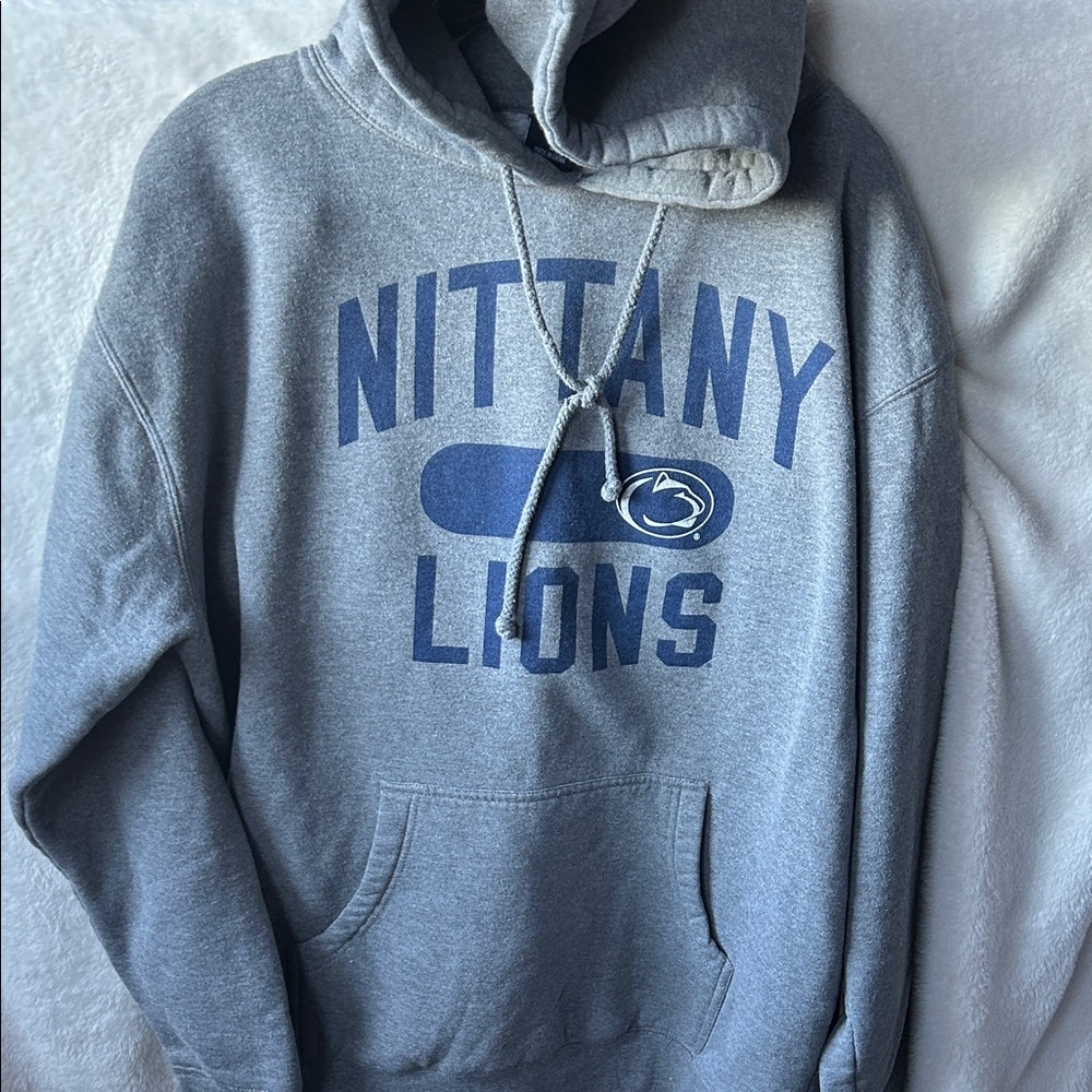 Vintage Rover Gray Nittany Lions Hoodie